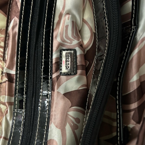 Guess Black and Grey Shoulder Bag with Monogram Design - Picture 4 of 8